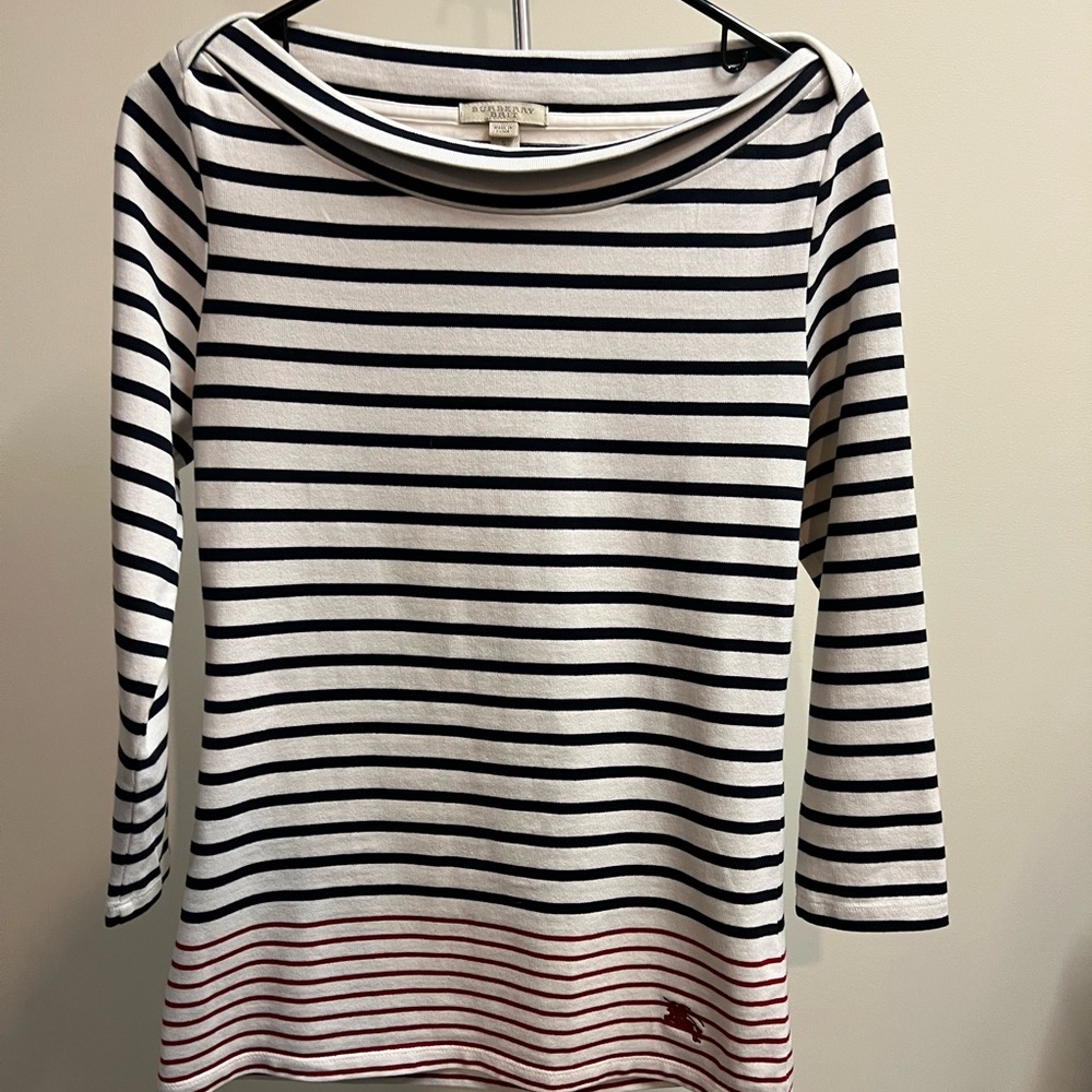 Burberry boat neck top